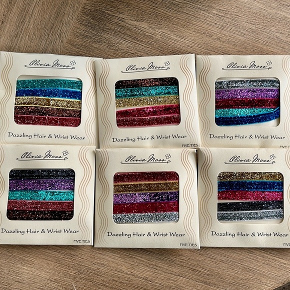 NEW Sparkly Stretchy Hair Tie Packs - Picture 2 of 6